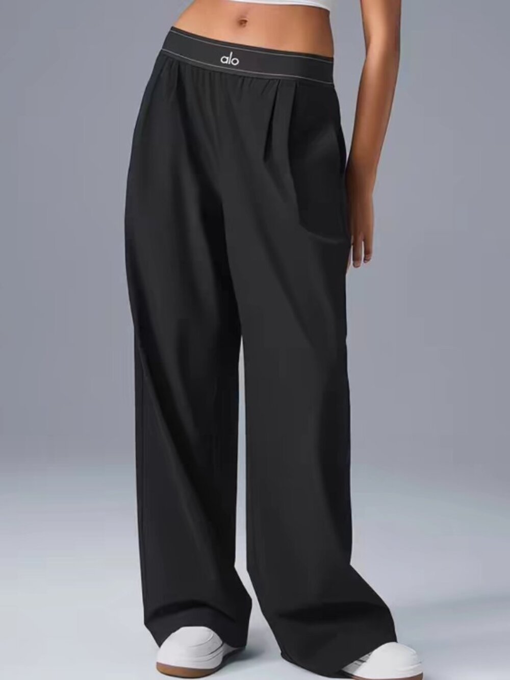 ALO Yoga 🧍🏻‍♀️Women's Black Suit Up Trouser (Regular Size XXS/XS)👖30" Inseam